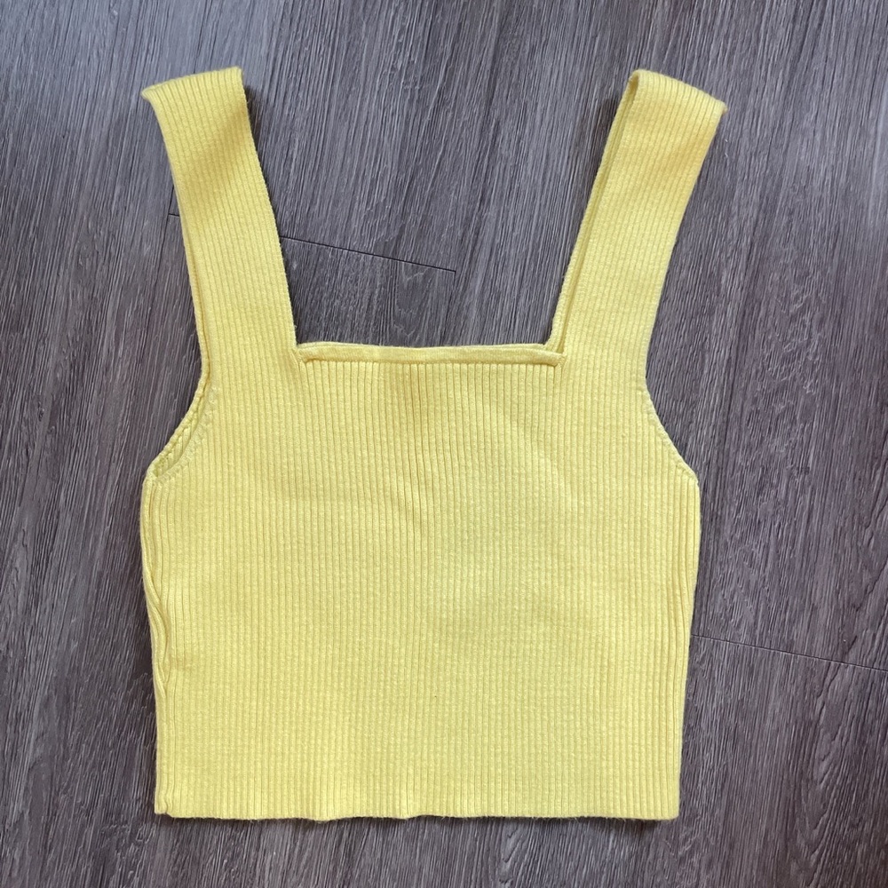Square neck tank top